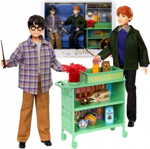 Harry Potter a Ron Weasley vo vlaku do Rokfortu - set bábik