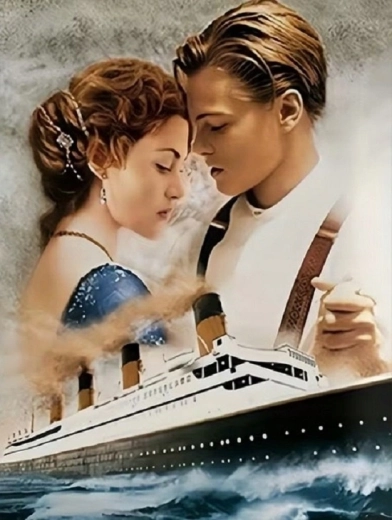 Norimpex diamantové maľovanie Titanic: Jack a Rose 30 × 40 cm