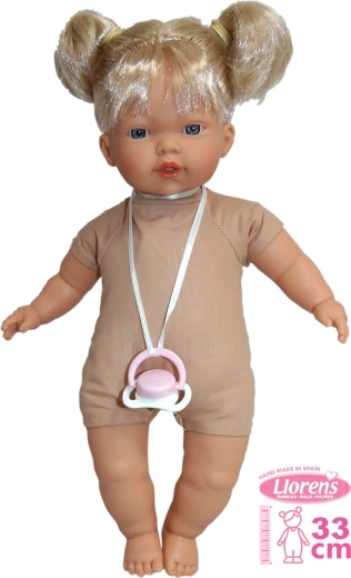 Bábika Aitana realistická s mäkkým telom a zvukmi 33 cm