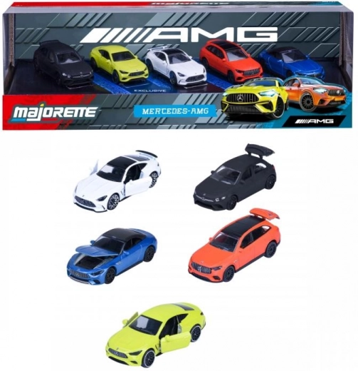 Mercedes-AMG darčeková sada kovových autíčok 1:64, 5 ks