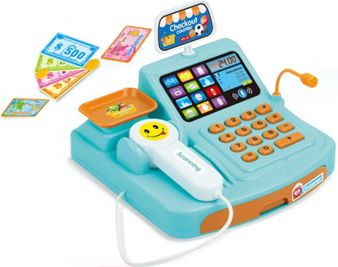 Detská pokladňa s efektmi 15 cm