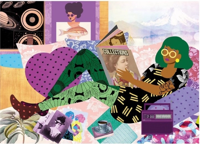 Puzzle Leňošenie v nedeľu 1000 dielikov