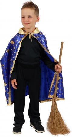 Detský čarodejnícky plášť s hviezdami