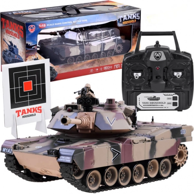 Diaľkovo ovládaný tank US M1A2 1:18