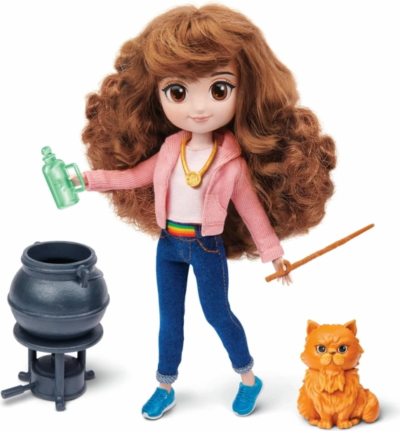 Harry Potter módna bábika Hermiona s doplnkami 20 cm