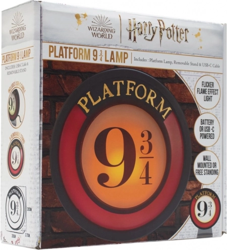 Svietidlo Harry Potter nástupište 9 a 3/4