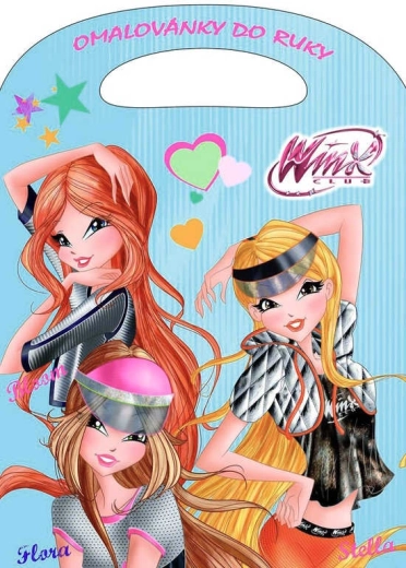 Omaľovánky do ruky A4 Winx Club Fashion