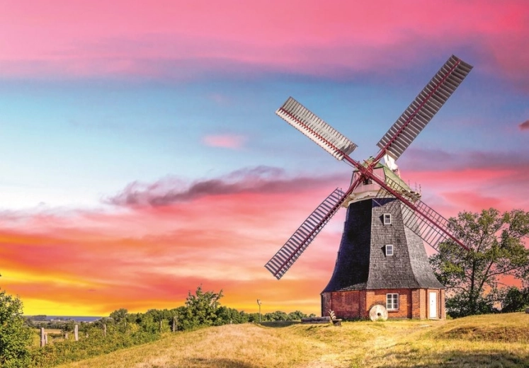 Ravensburger puzzle Veterný mlyn 300 dielikov