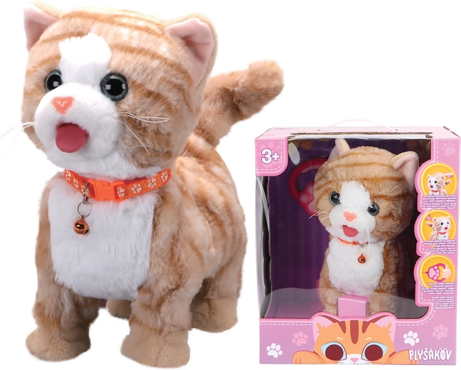 Interaktívna plyšová mačička Mourek