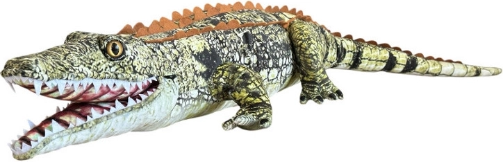 Plyšový krokodíl sivý 90 cm