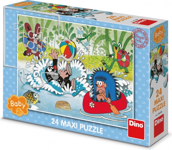 Puzzle DINO Krtko vo vode 24 dielikov maxi