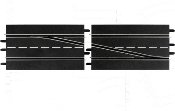 Výhybka na predbiehanie pravá pre autodráhy Digital 132/124