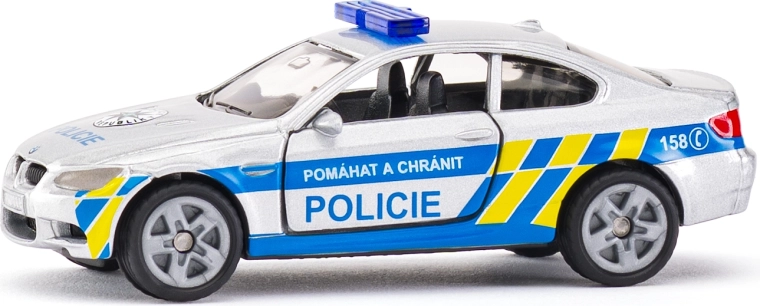 SIKU polícia BMW M3 Coupé – česká verzia
