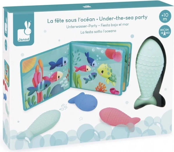 Mäkká kúpacej knižka s rybičkami – Podmorský svet