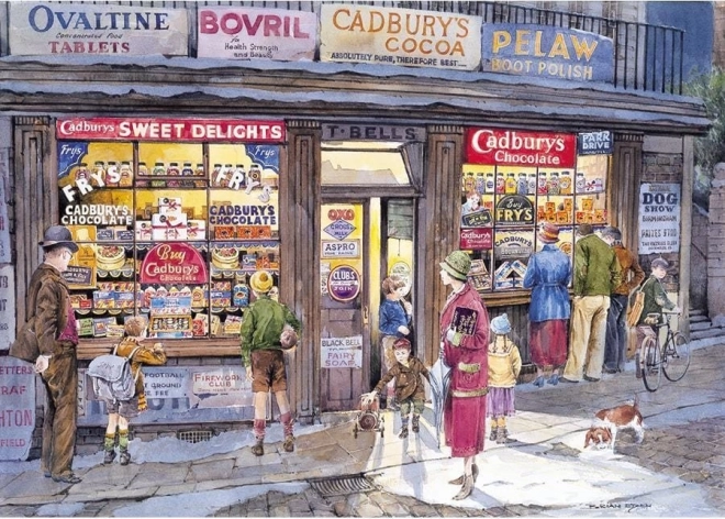 Puzzle Obchodík na rohu 500 dielikov GIBSONS