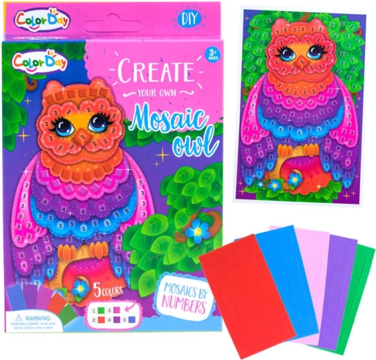 Kreatívna penová mozaika – samolepiaci výtvarný set – Mozaika