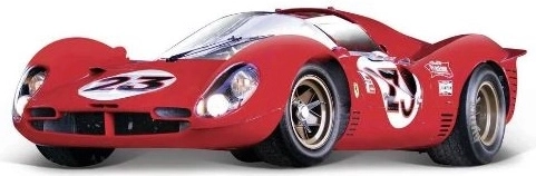 Model závodného vozidla Ferrari 330 P4 Daytona v mierke 1:24