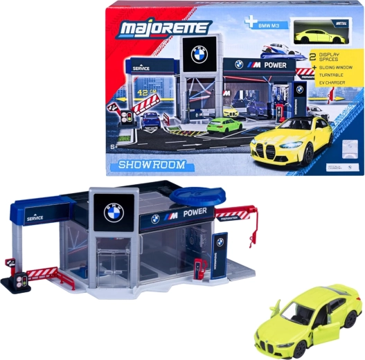 Majorette BMW showroom – herná sada s autom BMW M3