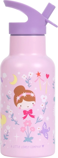 A Little Lovely Company nerezová fľaša na pitie princezné 350 ml