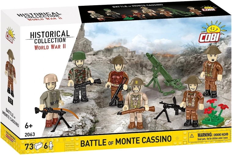 Stavebnica bitka o Monte Cassino – figúrky a výbava COBI