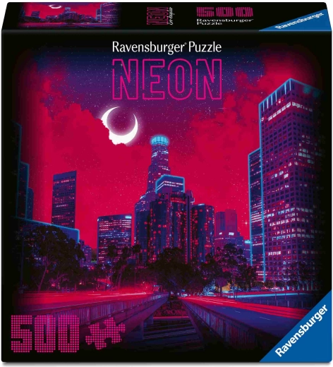 Ravensburger neonová kolekcia Las Vegas – puzzle 500 dielikov