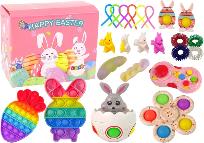 Veľkonočná sada antistresových hračiek Fidget Toys Pop It