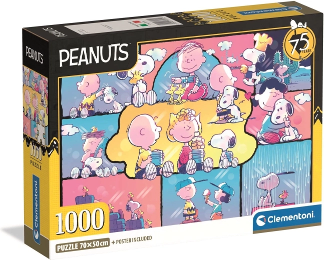 Puzzle CLEMENTONI Peanuts: Snoopy a priatelia 1000 dielikov