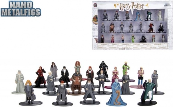 Kovové nanofigúrky HARRY POTTER – sada 20 ks