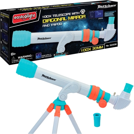 Astronomický ďalekohľad so zväčšením až 100× so statívom a aplikáciou Star Walk 2