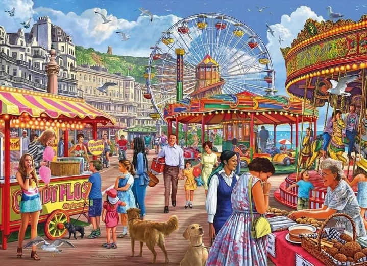 Gibsons puzzle Promenáda v Hastingsi 1000 dielikov