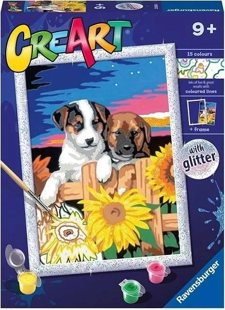 Maľovanie podľa čísel CreArt Sunset Paw-Fection
