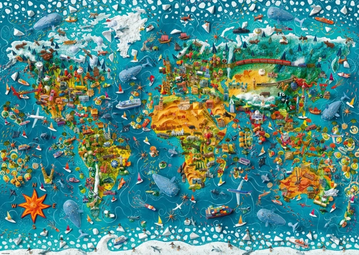 Puzzle 2000 dielikov – náš svet