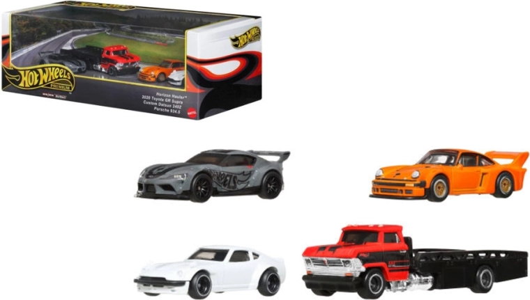 Hot Wheels Premium Collector – sada 4 autíčok