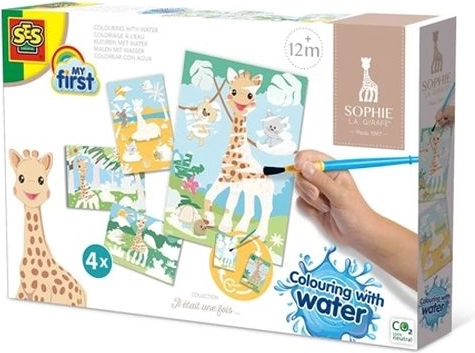 SES Sophie la girafe čarovné maľovanie vodou