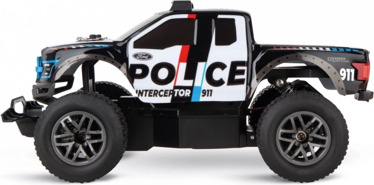 Realistická policajná akcia s LED majákom