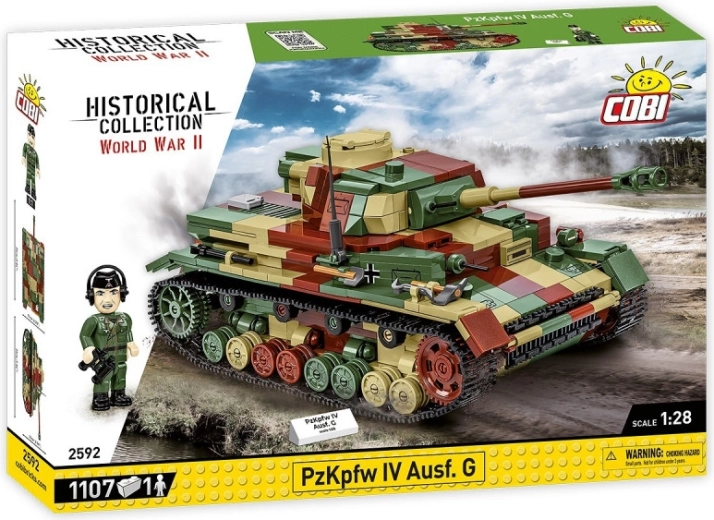 Stavebnica WWII Panzerkampfwagen IV Ausf. G z 1107 dielikov