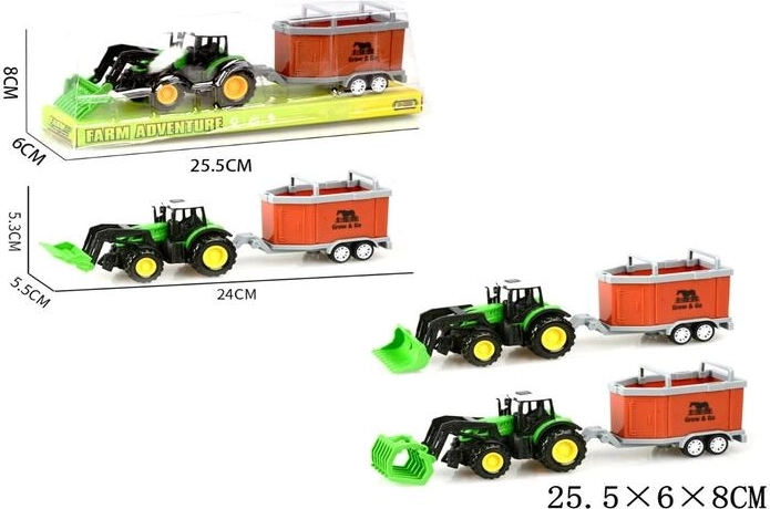 Traktor s prívesom