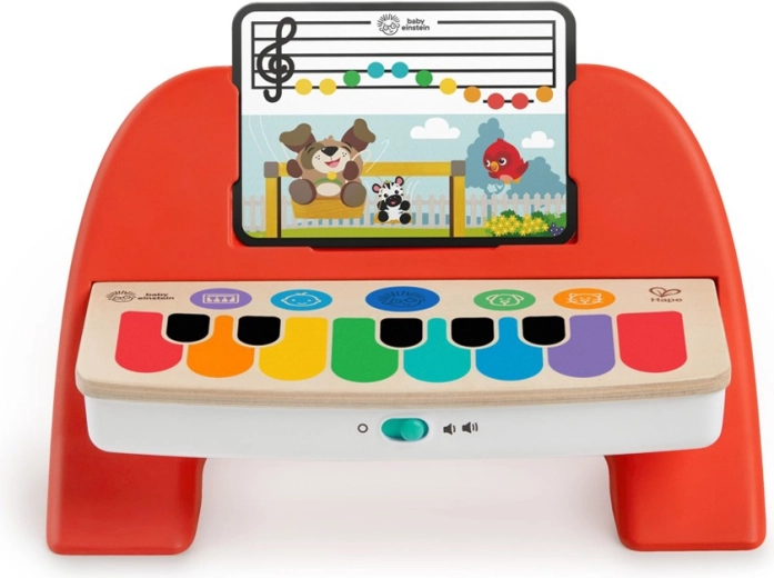 Baby Einstein drevený hudobný klavír Magic Touch – Calovy prvé melódie (6m+)