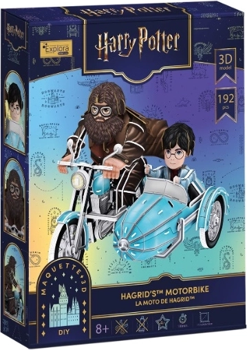 CubicFun 3D puzzle Harry Potter – Hagridov motocykel