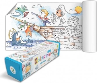 Plagát na vyfarbovanie Piráti