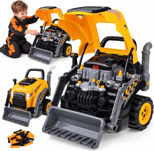 Interaktívny buldozér s dielňou malého mechanika