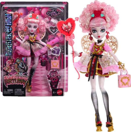 Monster High Cupid Asteria strašidelne sladké narodeniny bábika s doplnkami