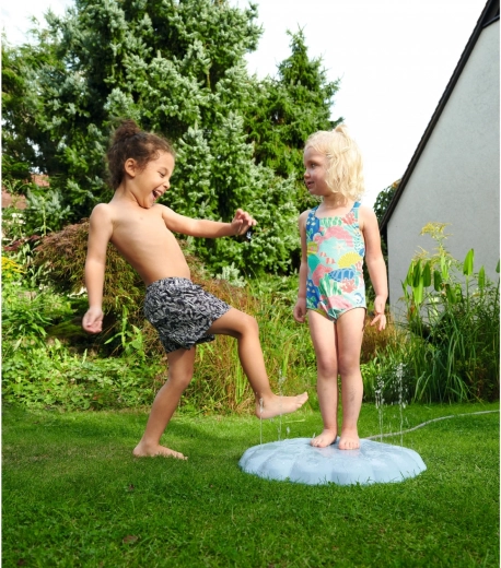 big splash shower mušlička – vodný rozprašovač pre deti 2+