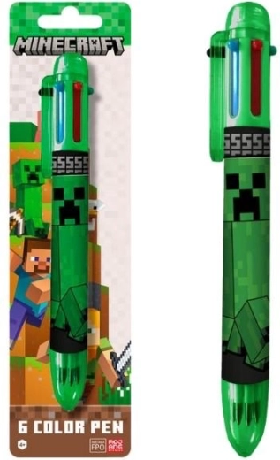 Šesťfarebné guľôčkové pero Minecraft