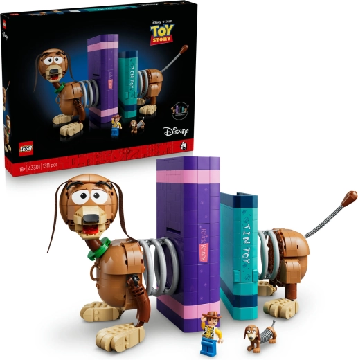 LEGO® Disney Knižné zarážky: Slinky z filmu Toy Story