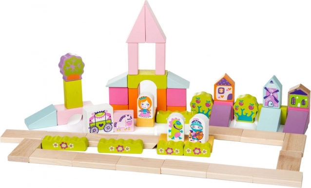 Rozprávkové mesto - drevená stavebnica pre deti od CUBIKA