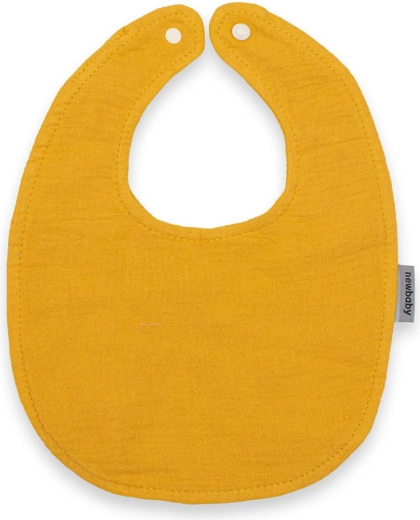 Mušelínový Podbradník New Baby Horčicový