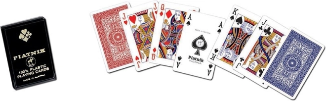 Plastové karty na poker a bridž v krabičke