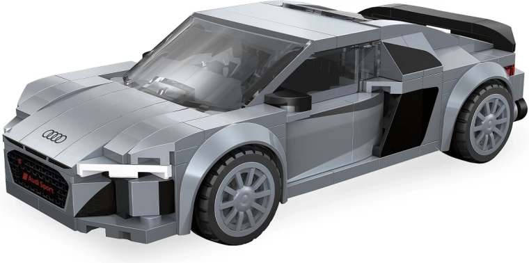 Stavebnica CaDA Audi R8 Coupé v mierke 1:24, sivá