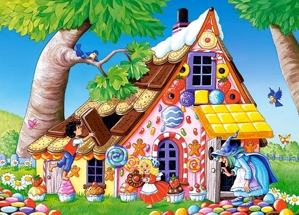 Puzzle 120 dielikov Janko a Marienka